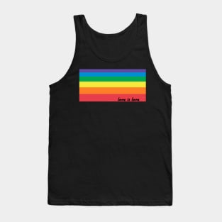 Love is Love Rainbow Tank Top